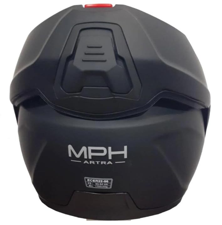 CASCO MOTO REVERSIBILE MODULARE MPH ARTRA ECE 2206 NERO OPACO TAGLIA XL ECE 22 06