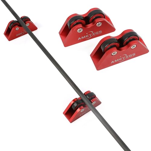 ZSHJGJR Archery Arrow Spinner Straightness Tester Tool Arrow Shaft Balance Inspector for Different Length Arrow/Arrow Shafts Measuring Accessories (Red)