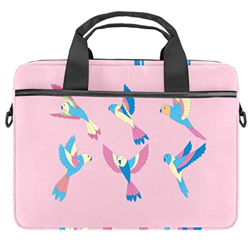 Sac ordinateur portable 13 pouces anti-rayures sacoche oiseau rose pour protéger votre pc