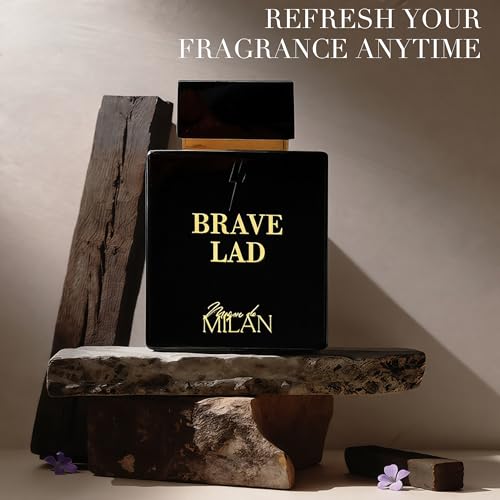 Image of BRAVE LAD, Men's Cologne Gift, Long Lasting EDP Fragrance, Perfume for Men with Bold Character, Masculine Scent Ideal for Daily Use, 3.4 Fl Oz