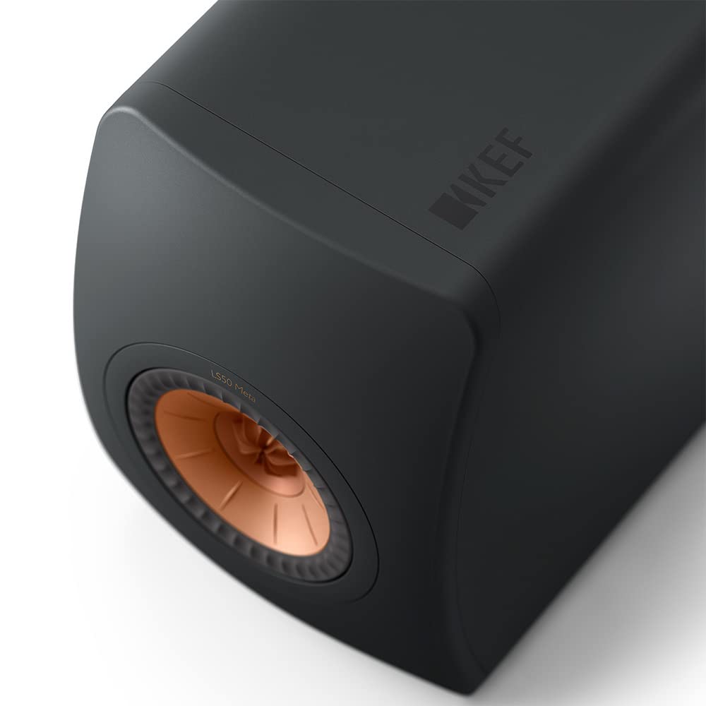 KEF Enceinte bibliothèque LS50 Meta Carbon Noir, | HiFi | Home Cinema | 40 à 100 Watts