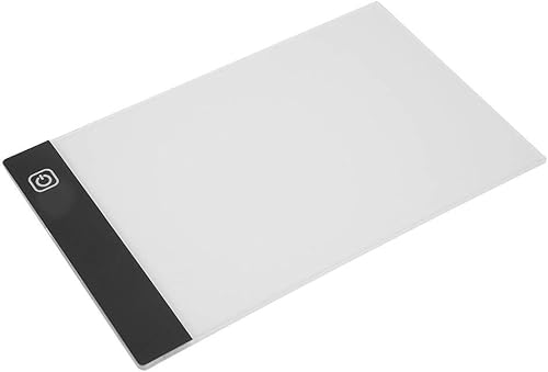 Miniatura 6 de CHICIRIS Caja de luz de brillo ajustable A5, caja de luz LED para trazado, tablero de dibujo artístico, bloc de copia con función de memoria, mesa