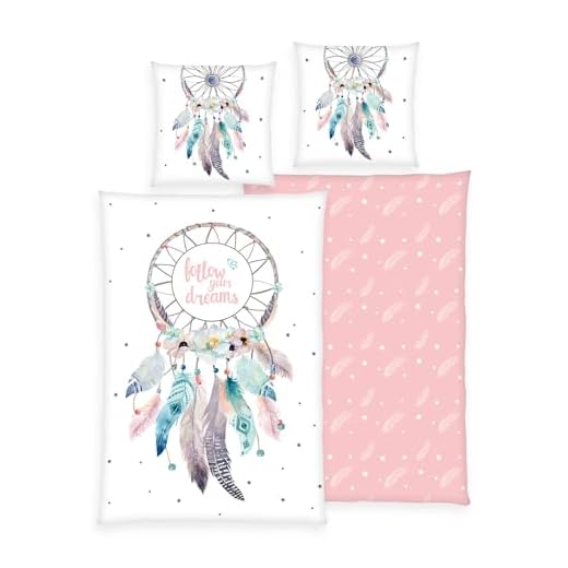 Kinder Bettwäsche 135x200cm Eule 100% Baumwolle Renforcé 2-teilig Bettbezug Kopfkissenbezug 80x80cm Mädchen Jugendliche Teenager Einzelbett Owl Weiß Rosa Bunt 9 Familando Moderne Wende Bettwäsche-Set 135 x 200 cm 80 x 80 cm mit Traumfänger 100% Baumwolle Dream-Catcher Bohamian Girl (Alt-Rosa)