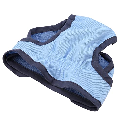 Image of TOPINCN Dog Physiological Pants, Female Pet Sanitary Diaper, Polyester, Washable, Elastic Waistband, for Small Medium Large Dogs, Blue, Size M