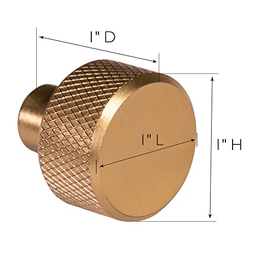 Boutons de placard Design House 206672 dorés finitions haut de gamme pour buffet chic - 6
