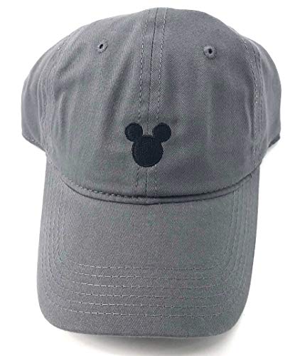 Monogram Disney Adult Mickey Mouse Silhouette Grey Baseball Cap Hat Small