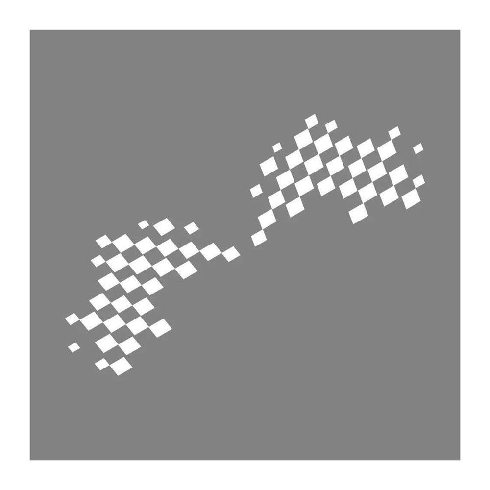 Decalcomanie per Auto Adesivi per Pellicole in Vinile per Porte Laterali Auto Racing Sport Grafica Decorazioni in PVC Decalcomanie Auto SUV(Glossy White)