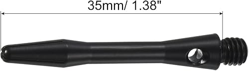 Miniatura 7 de PATIKIL Dart Shafts - Tallos de dardos de aluminio de rosca mediana de 2BA, accesorios de lanzamiento para punta de acero