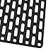 Ruvati Silicone Bottom Grid Sink Mat for RVG1080 and RVG2080 Sinks - Black - RVA41080BK