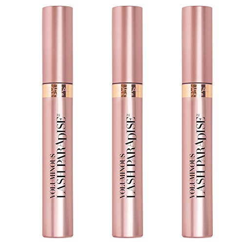 L'Oreal Paris Makeup Lash Paradise Mascara, Voluptuous Volume, Intense Length, Feathery Soft Full Lashes, No Flaking, No Smudging, No Clumping, Black, 0.25 Fl Oz (Pack of 1)