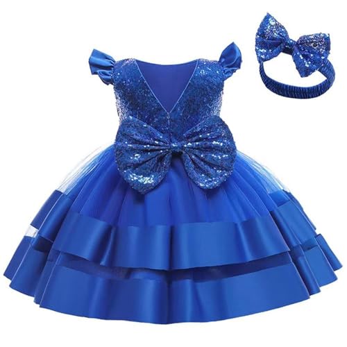 Dressy Daisy Baby Toddler Little Girls' Special Occasion Dress Wedding Pageant Flower Girl Birthday Party Gown with Headband2