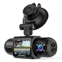 1080P FHD Built-in GPS Wi-Fi Dash Cam, Front and Inside Car Camera Recorder with Infrared Night Vision, Sony Sensor…