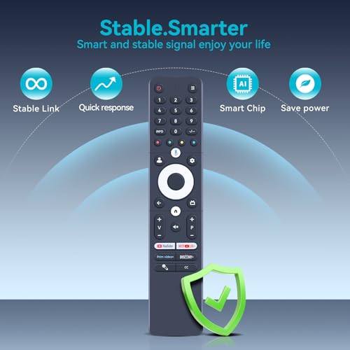 Télécommande vocale de précision SRC-4020-01 pour SANSUI OLED 4K