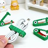 1Pcs Reusable Hook and Loop Cable Straps, Cute Cord Organizers for Wire Management Cord Securing Straps for Home Office & Car