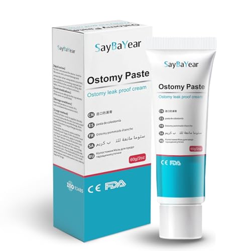 Ostomy Barrier Paste - 2 oz Tube for Leak Prevention Alcohol-Free Stoma Filling Paste Creates a Protective Seal Around Stoma Secure Ostomy Supplies for Sensitive Skin