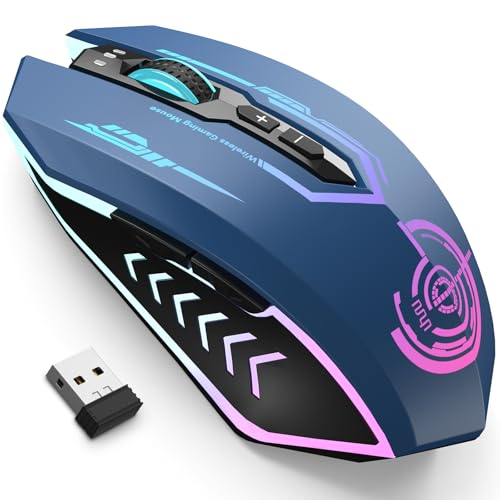 UHURU Gaming Mouse, Wireless Gaming Mouse with 7 Buttons...