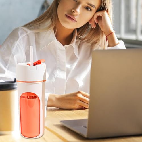 Shaker électrique isotherme 480ml avec paille rechargeable - 3