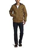 Dickies Men's Rigid Hooded Jacket, Brown Duck, Large