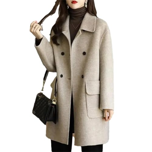 Occasione: i cappotti invernali a maniche lunghe doppiopetto sono ideali per feste, compleanni, strada, club, shopping, scuola, Natale, attività all'aperto e vita quotidiana in primavera, autunno e inverno.