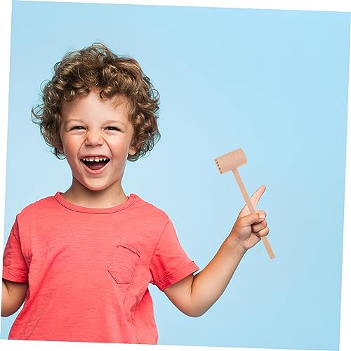 Sosoport 4 Stück Spielzeug für Kinder kinderspielzeug Blöcke Bauen Hämmer zusammen Hammerspielzeug Spielzeuge Mini-Spielzeug Hammerwerkzeuge winzige Holzhämmer Buche Kleiner Holzhammer – Bild 4