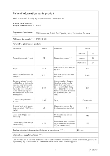 Bosch SPI2HKS42E Serie 2 Teilintegrierter Geschirrspüler, 45 cm, Extra Trocknen, VoiceControl, AquaStop, Programm Download, Gebürsteter Stahl