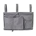 SamiTime Hanging Bedside Storage Caddy Organizer Bag for Bunk and Hospital Beds, Dorm Rooms Bed Rails with 8 pockets
