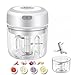 Electric Mini Food Processor,Mini Food Chopper Rechargeable Food Processor – 250ML Portable Cordless Vegetable Dicer, Electric Food Chopper for Nuts, Onion & Baby Food