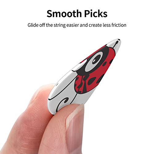 Médiators de guitare 12-Pack médiators de guitare de dessin animé coccinelle pour guitare électrique guitare acoustique… - Les Beatles, Paul McCartney, John Lennon, RIngo Starr, George Harrison Médiators de guitare 12-Pack médiators de guitare de dessin animé coccinelle pour guitare électrique guitare acoustique… – Image 3