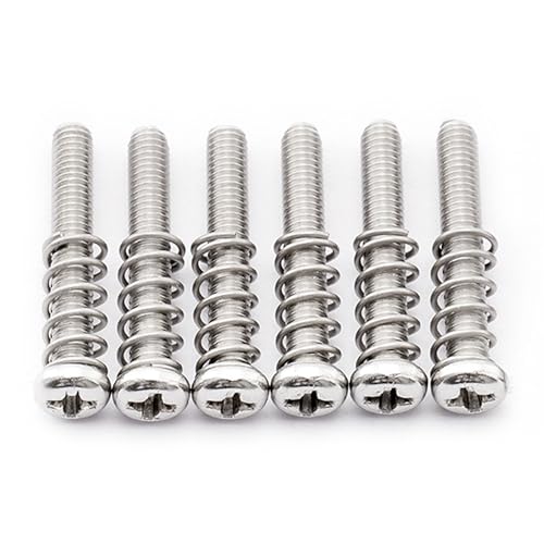 Musiclily Pro M3x20mm Saddle Intonation Screws Set