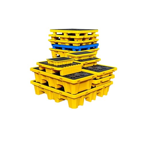 Plateforme de rétention modulaire avec grille amovible pour chariots élévateurs
