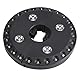 Outdoor-Regenschirmstange, 28 LED-Licht mit Drei Beleuchtungsmodi, Design für Garten, Hof, Terrasse, Rasen, Camping, Nachtlampe (BLACK)