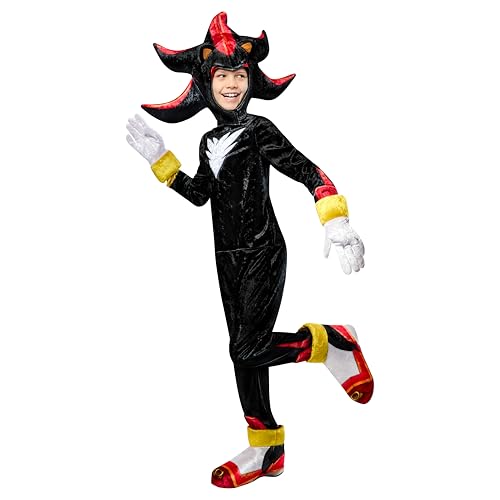 Rubies Sonic The Hedgehog: Shadow Deluxe Kids Costume for Kids, Boy's Medium