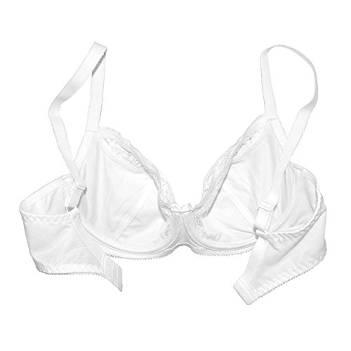 Image of Minimizer Bra with Underwire, Unlined Lace, Full Coverage