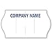 ABC Meto Pricing Gun Labels, Custom 1-Line w/Ink Roller - 10,000 Labels