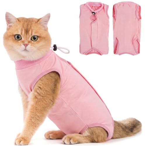 Avont Cat Recovery Suit - Kitten Onesie for Cats After Surgery