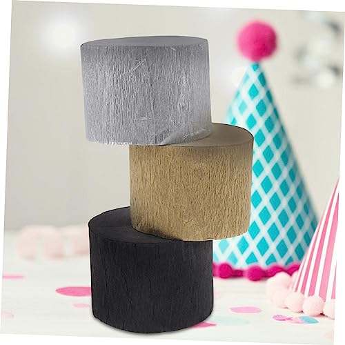 OATIPHO 6 Unidades serpentina de papel crepom papel higiênico lenço papel acessório de festa flâmula