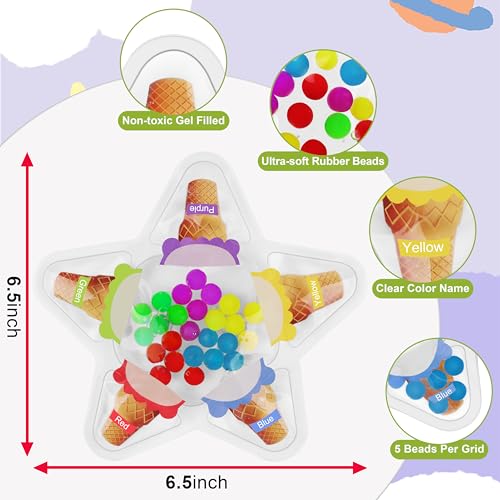 Color Sorting Sensory Toys for Toddlers, Color Matching Fidget Toys for Calming, Preschool Learning Montessori Toy Travel Fine Motor Skills Game for Kids Boys Girls Ages 3-5 - Image 3