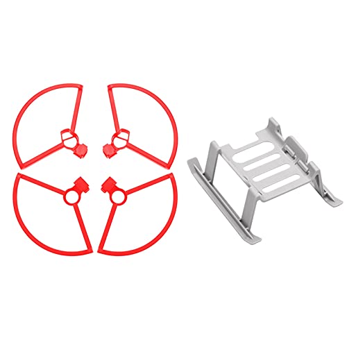 Szwaldaper 4PCS �v���y���v���e�N�^�[�K�[�h �h���[���A�N�Z�T���[ �u���[�h�t�F���X �v���y�� �E�B���O�X�N�����[ �N�C�b�N�����[�X�J�o�[ �ی�L�b�g DJI�p�AMavic�p�AMINI�p �h���[���u���[�h�v���y��(Bundle B red)