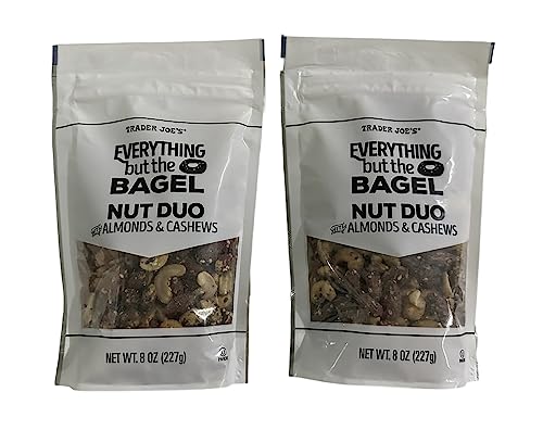 Trader Joe’s Everything but the Bagel Nut Duo with Almonds & Cashews 8oz 227g (Two Bags) image 3
