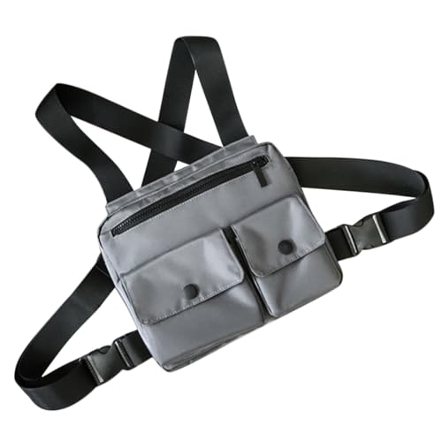 Bolsa de pecho multifuncional Gatuida con compartimentos para hombre
