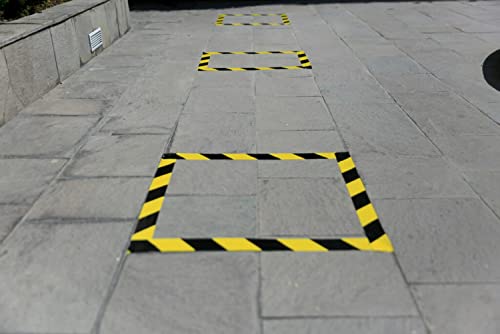 Image of 3M 1125-BY Hazard Marking Duct Tape, Black & Yellow, 1.88 inches by 25 Yards, 1 roll