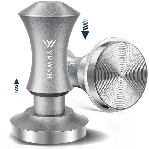 Espresso Tamper 53.3mm, YMWVH Premium Barista Coffee Tamper, 2 Spring Loaded Tampers with Stainless Steel Ripple Base, Constant 30lb Self Leveling Tampers without Tilting Fit 54mm Breville Portafilter by YMWVH - Image 9