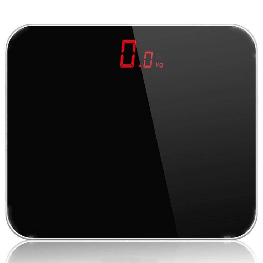 Waga Waga Waga ciała, Cyfrowa waga łazienkowa, Elektroniczna waga podłogowa, Skala tkanki tłuszczowej Bluetooth Maks. 180kg, Czarny/1169