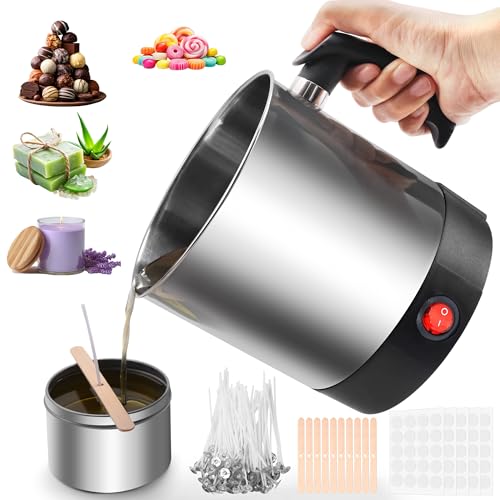 PP OPOUNT Candle Making Kit for Adults Beginners with 1.3L
