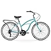 sixthreezero Around The Block Women's Beach Cruiser Bike, Hybrid Bicycle with Rear Rack #1