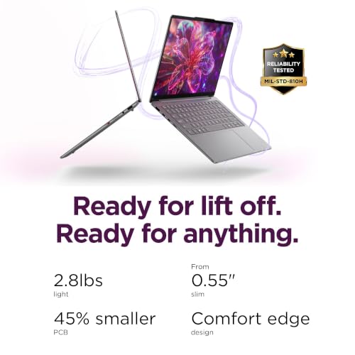 Image of Lenovo Slim 7i Aura Edition 2025 Copilot+ PC Core Ultra 7 256V 14 inch OLED 16GB 1TB Luna Grey + Microsoft 365 Personal 12-Month Subscription Bundle