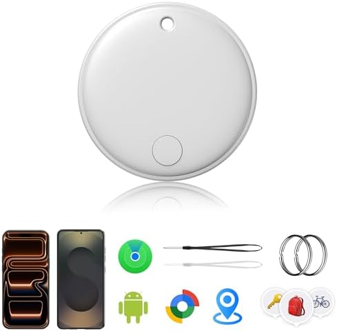 Tracker Smart Tags for Key,Backpack,Luggage White