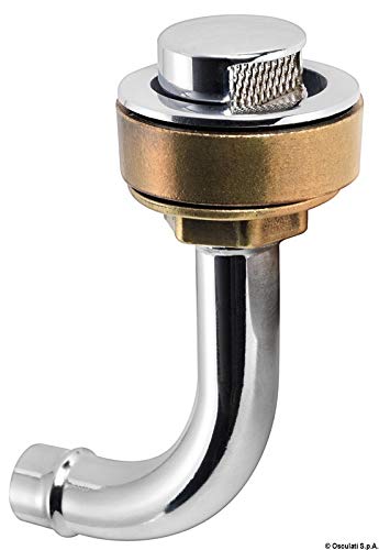 Event laiton chromé coudé 90° gauche 16 mm pour tuyauterie de camping-car