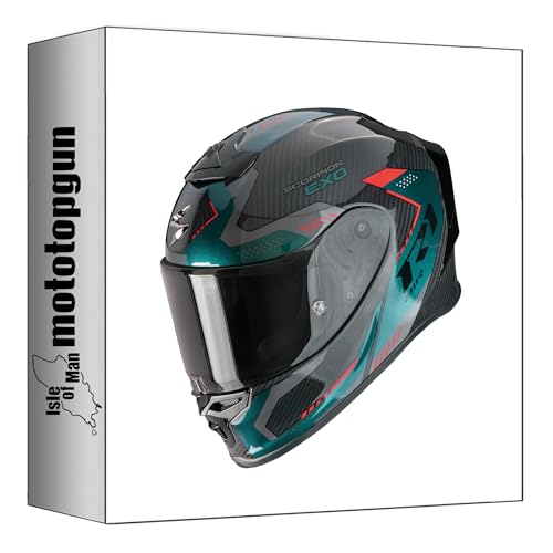 Casque intégral léger Scorpion Exo-R1 Evo Carbon Air Propel Vert M