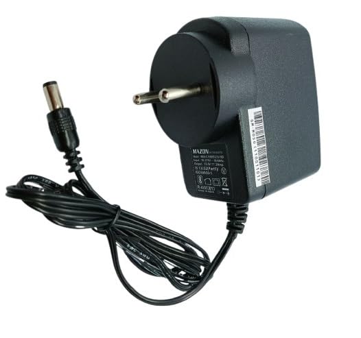 Image of CARE 'N' TOUCH 1.2 Mtr Long Cord AC /DC Adapter Charger for Casio CTK-1200 Power Supply Cord (Black)